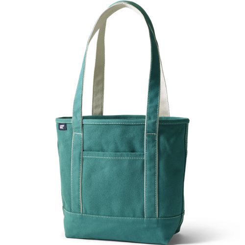 Lands' End | Extra Large Natural Canvas Open Top Tote Bag